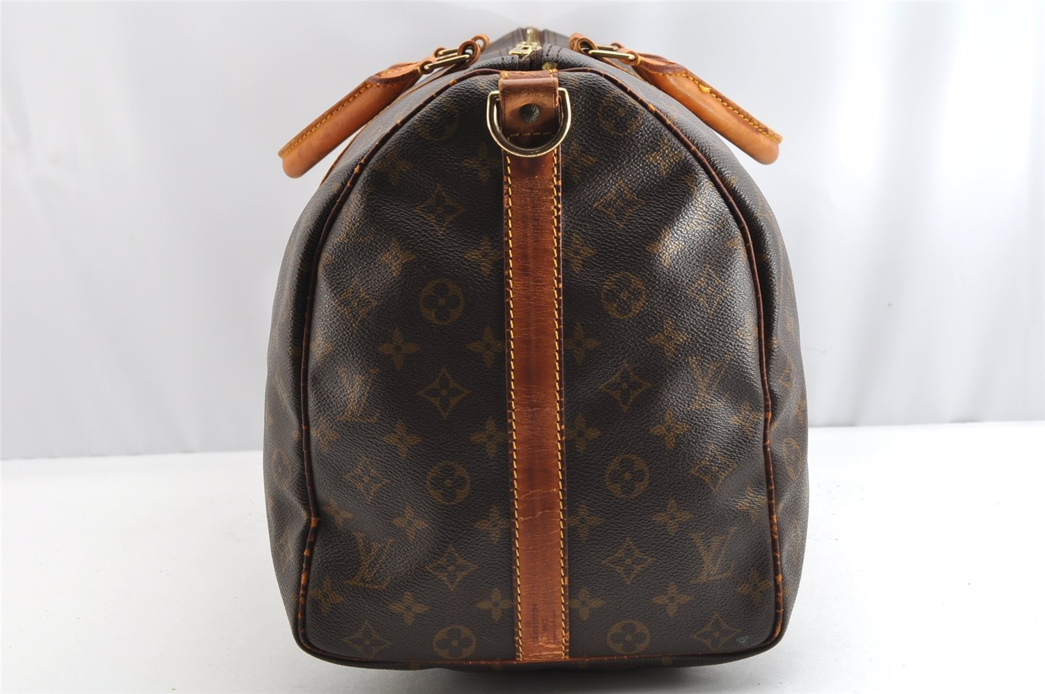 Authentic Louis Vuitton Monogram Keepall Bandouliere 50 M41416 Boston Bag 1133K