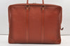 Authentic Louis Vuitton Epi Porte Documents Voyage Briefcase M54473 Brown 1135K