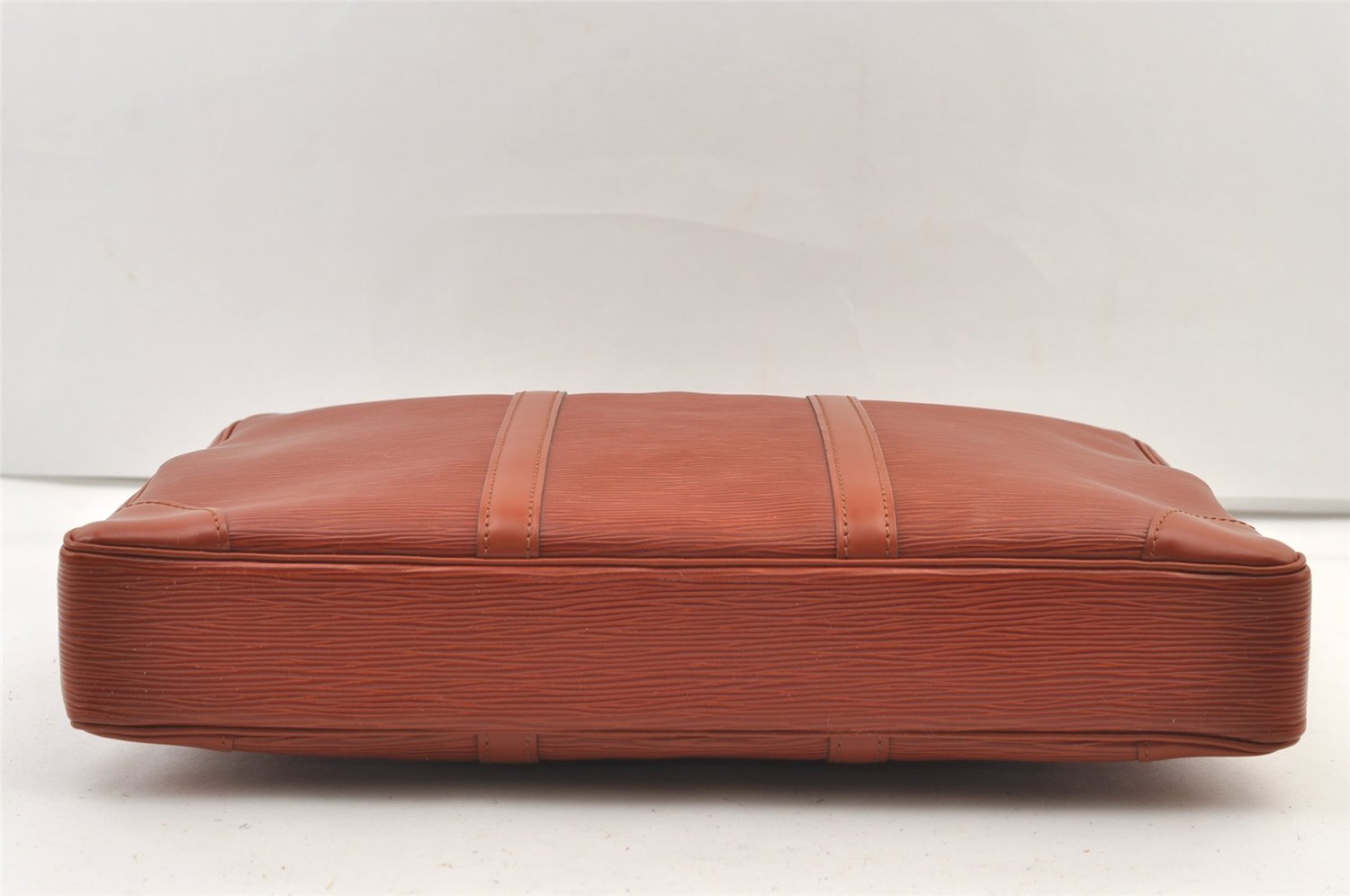 Authentic Louis Vuitton Epi Porte Documents Voyage Briefcase M54473 Brown 1135K