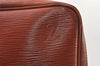 Authentic Louis Vuitton Epi Porte Documents Voyage Briefcase M54473 Brown 1135K