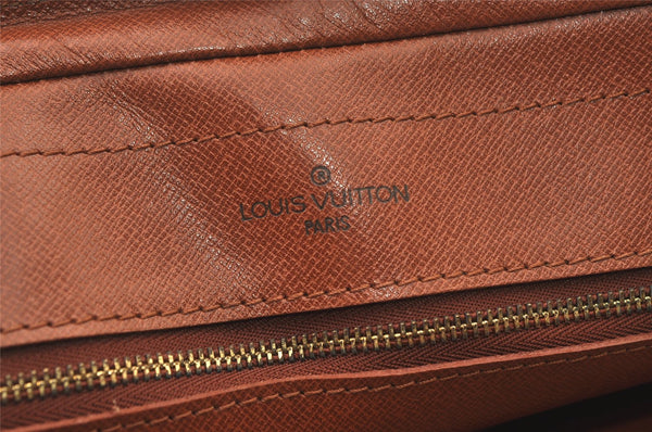 Authentic Louis Vuitton Epi Porte Documents Voyage Briefcase M54473 Brown 1135K