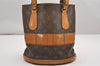 Authentic Louis Vuitton Monogram Bucket PM Shoulder Tote Bag USA Model LV 1137J