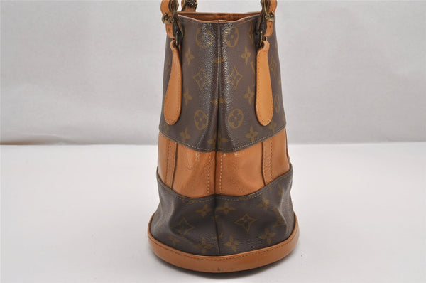 Authentic Louis Vuitton Monogram Bucket PM Shoulder Tote Bag USA Model LV 1137J