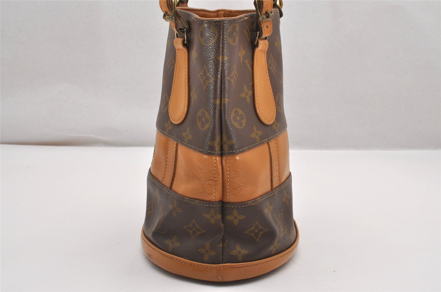 Authentic Louis Vuitton Monogram Bucket PM Shoulder Tote Bag USA Model LV 1137J