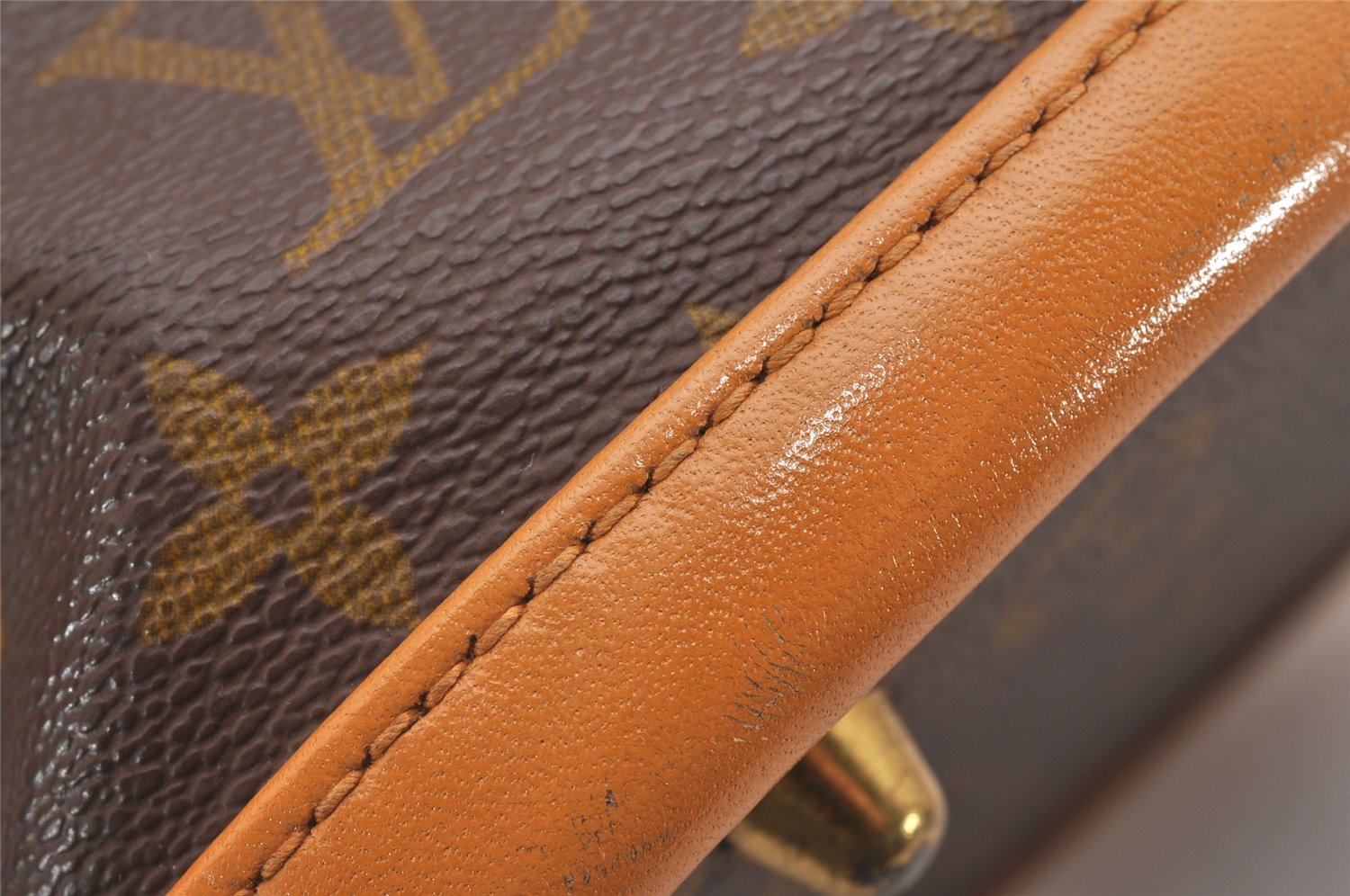 Authentic Louis Vuitton Monogram Bucket PM Shoulder Tote Bag USA Model LV 1137J