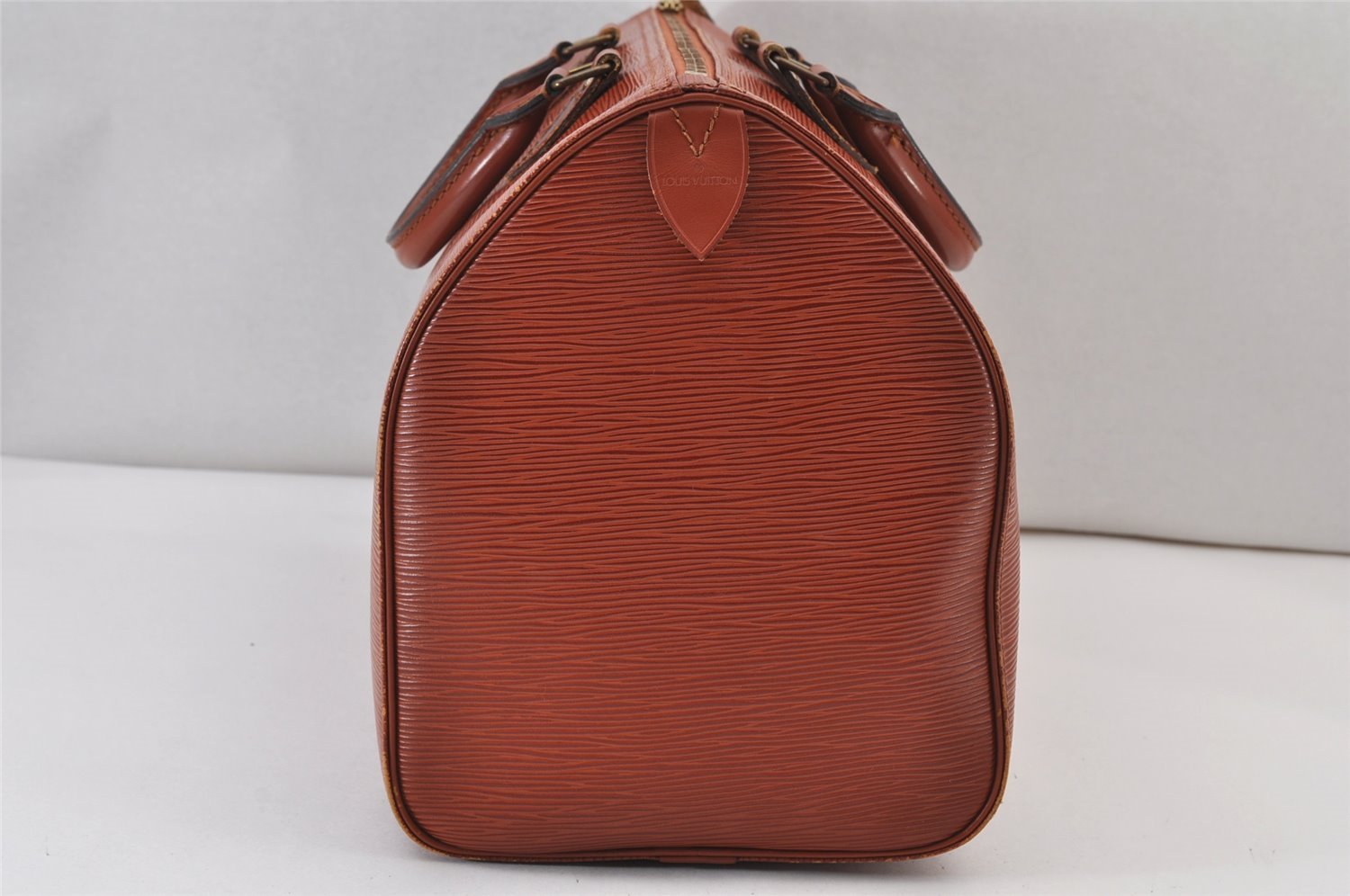 Authentic Louis Vuitton Epi Speedy 35 Hand Boston Bag Brown M42993 LV 1138K