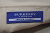 Authentic BURBERRY BLUE LABEL Check Shoulder Bag Nylon Leather White 1139I