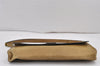 Authentic Christian Dior Vintage Shoulder Hand Bag Purse Leather Khaki 1141K