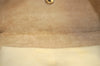 Authentic Christian Dior Vintage Shoulder Hand Bag Purse Leather Khaki 1141K