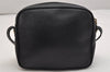 Authentic Salvatore Ferragamo Vara Shoulder Cross Bag Leather Black SF 1142K