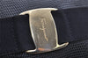 Authentic Salvatore Ferragamo Vara Shoulder Cross Bag Leather Black SF 1142K