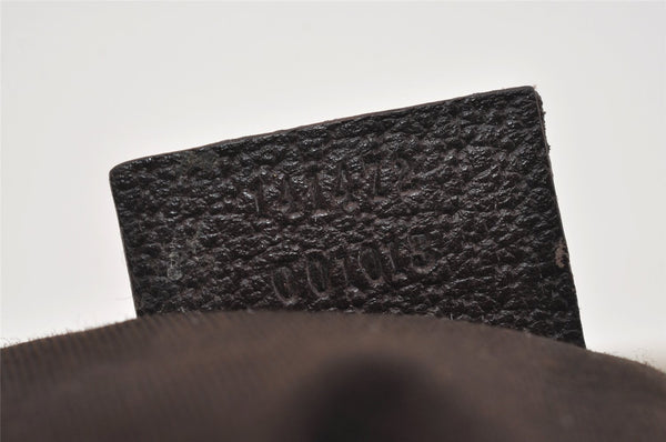 Authentic GUCCI Abbey Tote Hand Bag GG Canvas Leather 141472 Brown 1144I