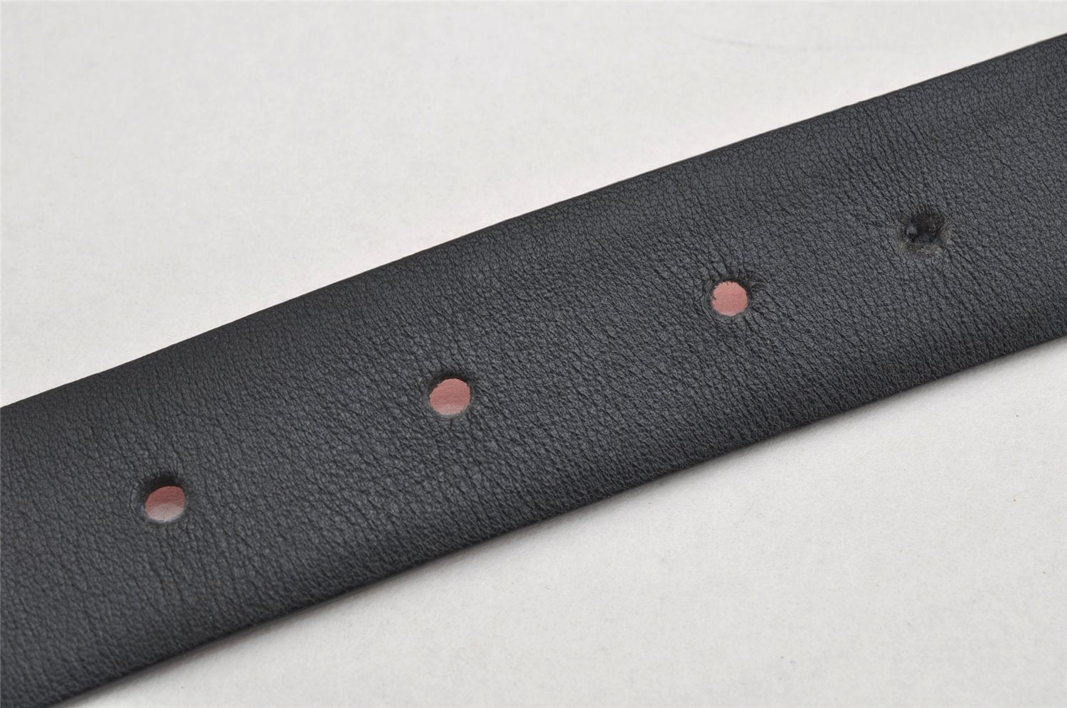 Authentic Salvatore Ferragamo Gancini Belt Leather 27.8-29.7