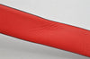 Authentic Salvatore Ferragamo Gancini Belt Leather 27.8-29.7" Black Red SF 1144K
