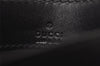 Authentic GUCCI Vintage Card Case Purse Leather 106658 Black 1146I