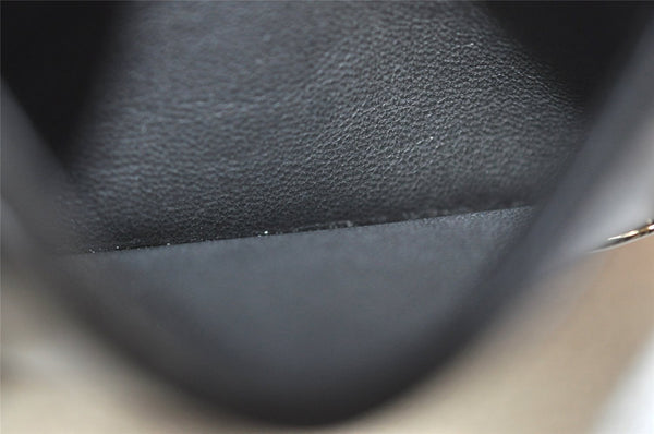 Authentic GUCCI Vintage Card Case Purse Leather 106658 Black 1146I