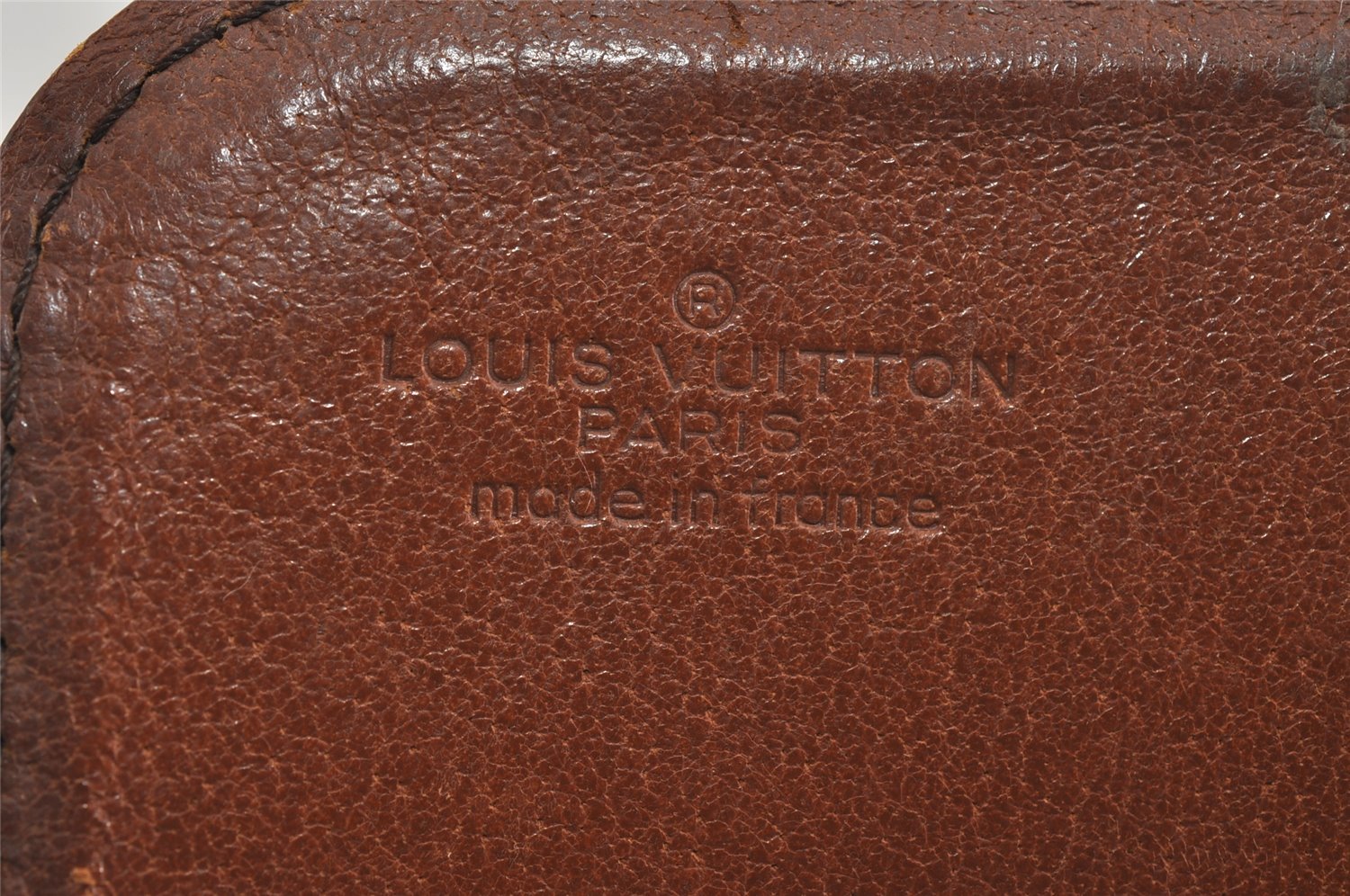 Authentic Louis Vuitton Monogram Cartouchiere GM Shoulder Bag Old Model 1148I
