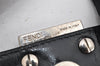 Authentic FENDI Mamma Baguette Shoulder Hand Bag Jersey Leather Black Junk 1149K