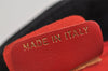 Authentic Christian Dior Lady Dior Cannage Canvas Hand Bag Black CD 1153I