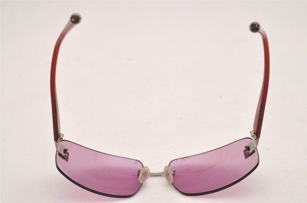 Authentic CHANEL Sunglasses CC Logos CoCo Mark Titanium 4026 Pink 1153J