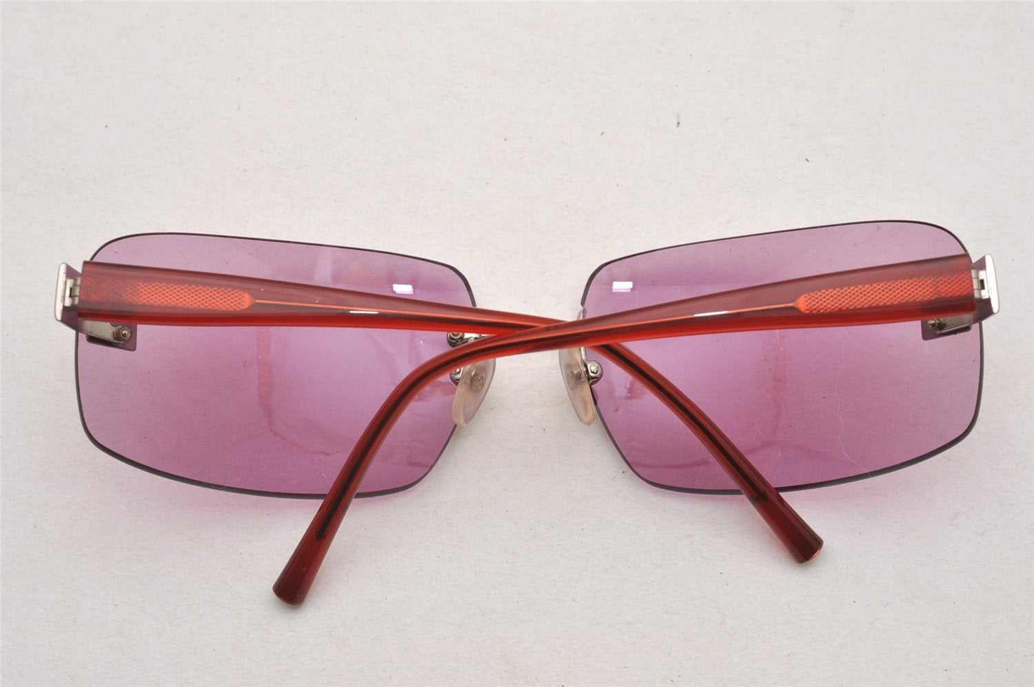 Authentic CHANEL Sunglasses CC Logos CoCo Mark Titanium 4026 Pink 1153J