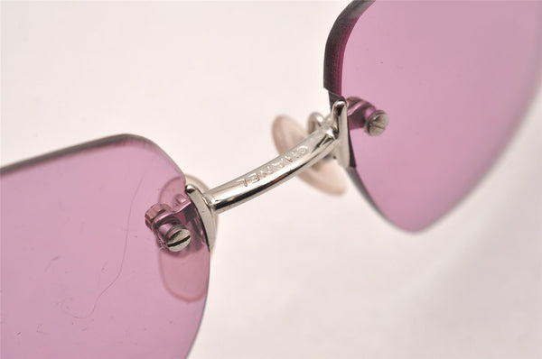 Authentic CHANEL Sunglasses CC Logos CoCo Mark Titanium 4026 Pink 1153J