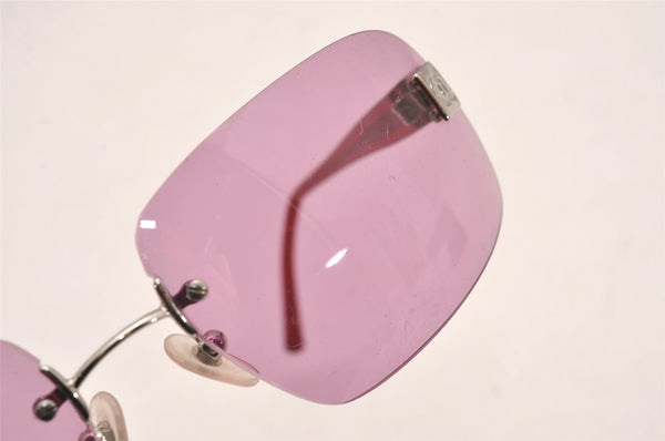 Authentic CHANEL Sunglasses CC Logos CoCo Mark Titanium 4026 Pink 1153J