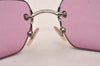 Authentic CHANEL Sunglasses CC Logos CoCo Mark Titanium 4026 Pink 1153J