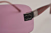 Authentic CHANEL Sunglasses CC Logos CoCo Mark Titanium 4026 Pink 1153J