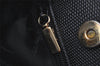 Authentic Salvatore Ferragamo Vara Vintage Leather Shoulder Tote Bag Black 1154I