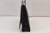 Authentic GUCCI Vintage Shoulder Hand Bag Purse Enamel 0013033 Black 1154K