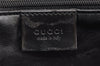 Authentic GUCCI Vintage Shoulder Hand Bag Purse Enamel 0013033 Black 1154K