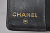 Authentic CHANEL Vintage Calf Skin 6 Hooks Key Case Purse CC Logo Black 1158K