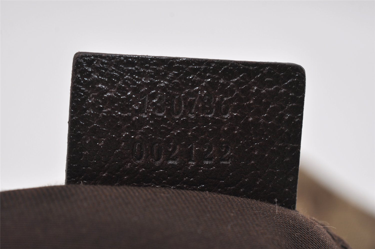 Authentic GUCCI Abbey Shoulder Tote Bag GG Canvas Leather 130736 Brown 1159I