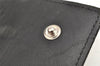 Authentic CHANEL Camellia Calf Skin 6 Six Hooks Key Case Black Junk 1159K