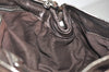 Authentic Chloe Vintage Paddington Leather Shoulder Hand Bag Brown 1160K