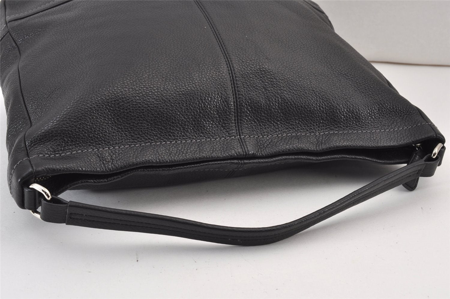 Authentic COACH Vintage 2Way Shoulder Hand Bag Leather F23293 Black 1162K