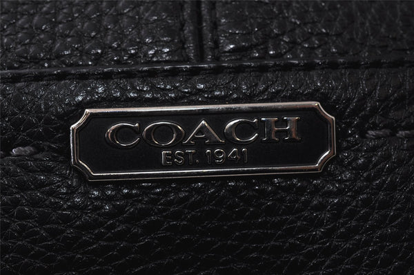 Authentic COACH Vintage 2Way Shoulder Hand Bag Leather F23293 Black 1162K