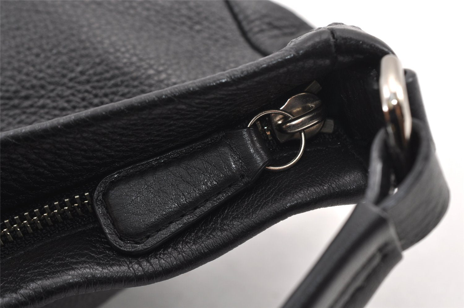 Authentic COACH Vintage 2Way Shoulder Hand Bag Leather F23293 Black 1162K