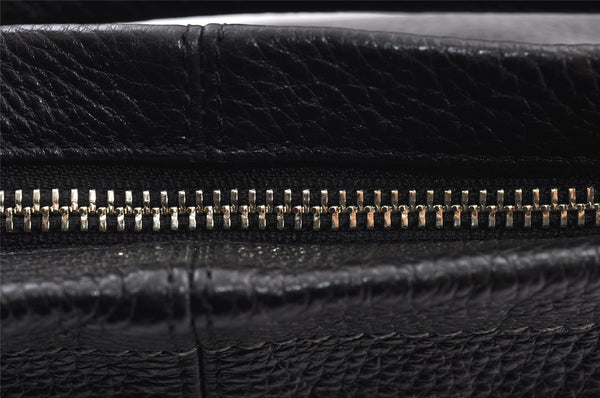 Authentic COACH Vintage 2Way Shoulder Hand Bag Leather F23293 Black 1162K