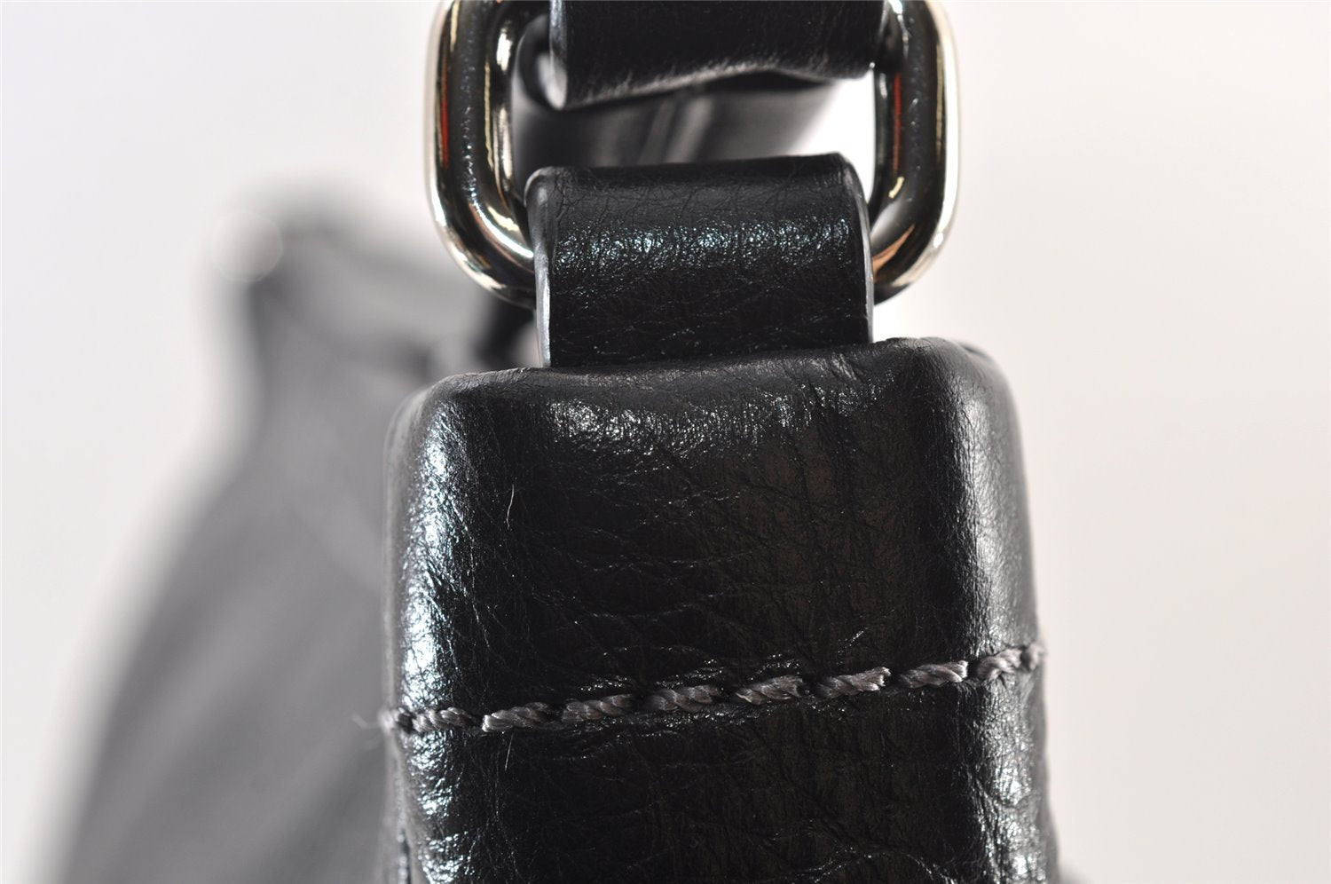 Authentic COACH Vintage 2Way Shoulder Hand Bag Leather F23293 Black 1162K
