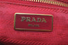 Authentic PRADA Nylon Saffiano Leather Shoulder Cross Body Bag Pink 1165I