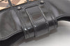 Authentic BURBERRY Nova Check Shoulder Cross Bag Purse Enamel PVC Black 1165K