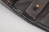 Authentic Christian Dior Trotter Clutch Bag Purse Canvas Leather Brown 1166I