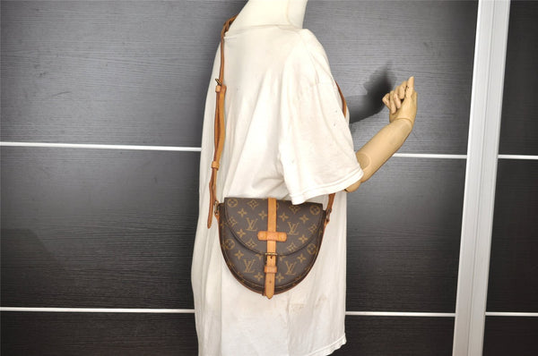 Authentic Louis Vuitton Monogram Chantilly PM Shoulder Cross Bag M51234 LV 1167I