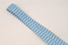 Authentic HERMES Tie Necktie Houndstooth Pattern Silk 5379OA Light Blue 1168I