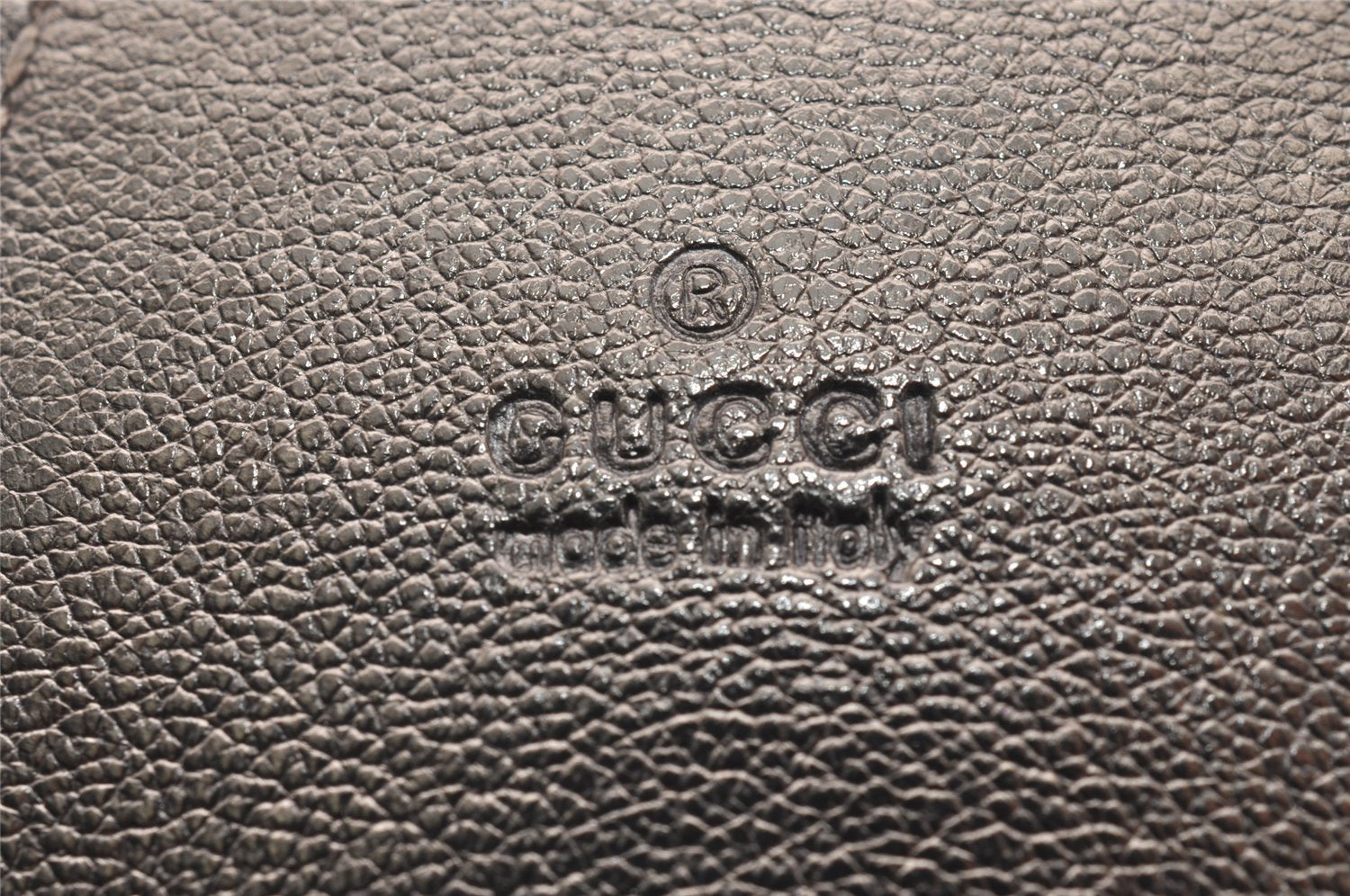 Authentic GUCCI Guccissima GG Leather Cigarette Case 181716 Khaki Green 1169J