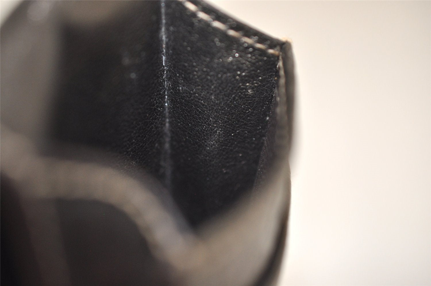 Authentic GUCCI Guccissima GG Leather Cigarette Case 181716 Khaki Green 1169J