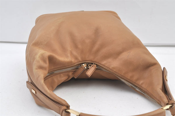 Authentic GUCCI Vintage Shoulder Hand Bag Purse Leather 0014288 Beige 1169K