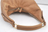 Authentic GUCCI Vintage Shoulder Hand Bag Purse Leather 0014288 Beige 1169K